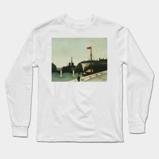 Notre Dame by Henri Rousseau Long Sleeve T-Shirt